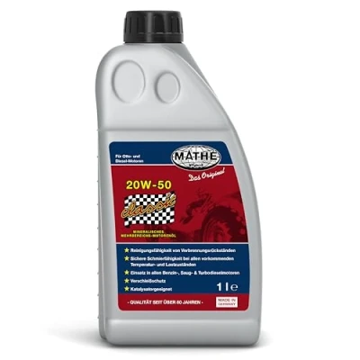 Abbildung von MATHÉ Classic SAE 20W 50 Oldtimer Motoröl 1 Liter