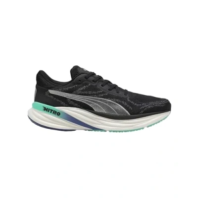 Abbildung von Puma Magnify NITRO™ 2 Laufschuhe Herren Black/Aquatic/Blue Crystal Größe: 51