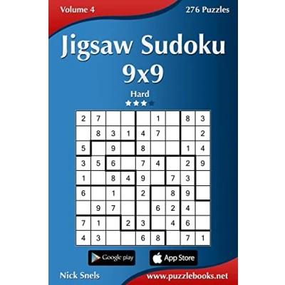 Abbildung von Jigsaw Sudoku 9x9 Hard Volume 4 276 Puzzles