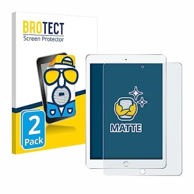 Abbildung von BROTECT Entspiegelungs Schutzfolie für Apple iPad 9.7&quot; 2018 (6. Gen.) (2 Stück) Matte Displayschutz Folie, Anti Reflex, Fingerprint
