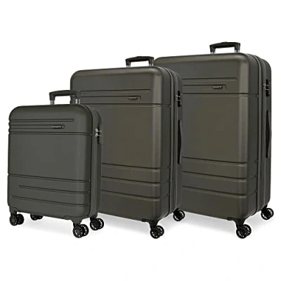 Abbildung von Movom Galaxy Koffer Set, schwarz, 55/68/78 cm, starr, ABS Kombinationsverschluss, seitlich, 217 l, 11,64 kg, 4 Räder, Handgepäck
