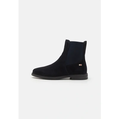 Abbildung von Tommy Hilfiger FLAG LOW Chelsea Stiefelette, Damen, Größe: 37, Space blue Schuhe