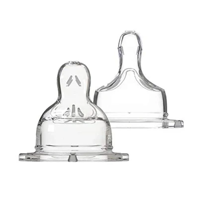 Abbildung von Dodie Sauger 6317169, 2er Set, flach, Antikolik Sensation+, Fluss 1, transparent, 0 6 Monate