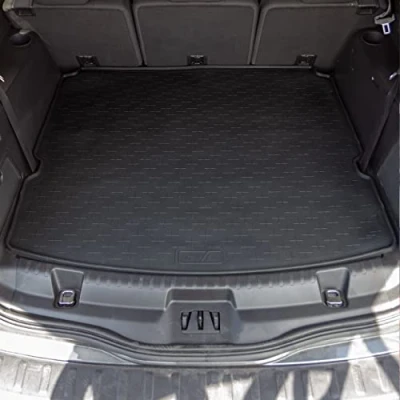Abbildung von Travall CargoMat Liner Kofferraumwanne Kompatibel mit Ford S Max 7 Sitzen (Ab 2015) TBM1136 Maßgeschneiderte Gepäckraumeinlage Anti Rutsch Beschichtung