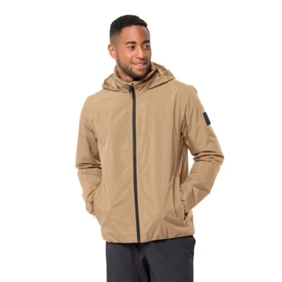 Abbildung von Jack Wolfskin Regenjacke / wasserabweisende Jacke, Herren, Größe: 3XL, Sand storm