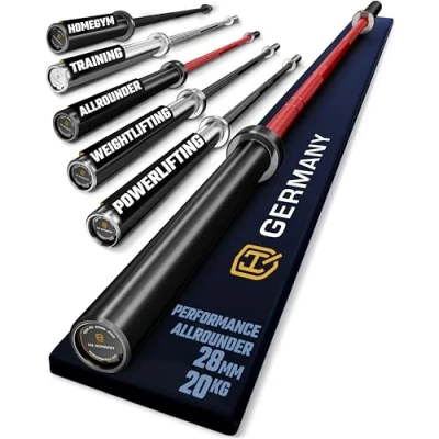 Abbildung von HQ Germany® Olympia Langhantelstange 50mm Profi Allrounder Langhantel