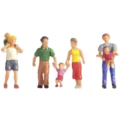 Abbildung von NOCH Dekofigur NOCH® Figuren Set „Eltern &amp; Kinder“, Miniaturfigur