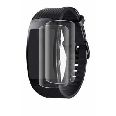 Abbildung von BROTECT 2 Stück Full Cover Schutzfolie für Samsung Gear Fit Pro Screen Displayschutz Folie [3D Curved, Anti Fingerprint, Kristall Klar]