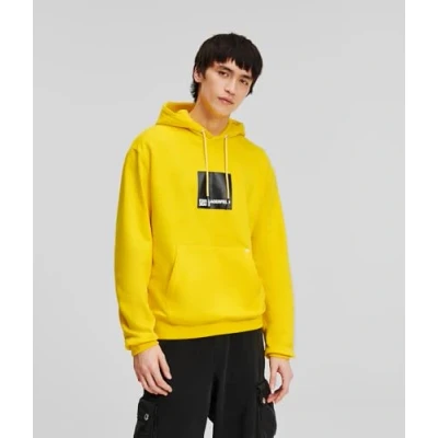 Abbildung von KARL LAGERFELD JEANS Regular FIT Logo Hoodie, GELB, L