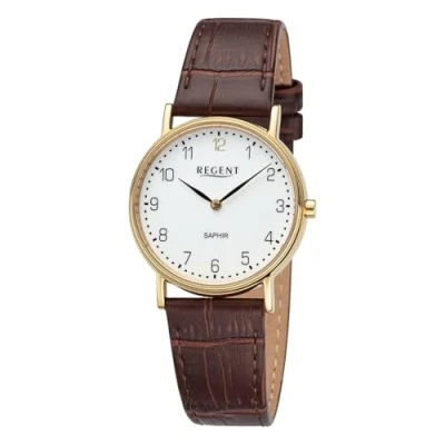 Abbildung von Regent 12100787 Damen Armbanduhr mit Saphirglas