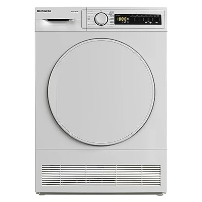 Abbildung von Telefunken Kondenstrockner T 11 400 W, 7 kg, Trockner mit 15 Programmen, Startzeitvorwahl &amp; Knitterschutz, 7kg