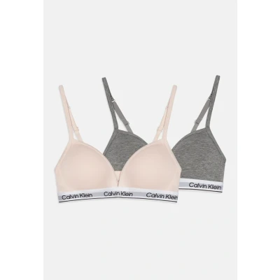 Abbildung von Calvin Klein Underwear Triangle 2 PACK Bustier für Kinder, Größe: 164 176, Silver peony/grey heather