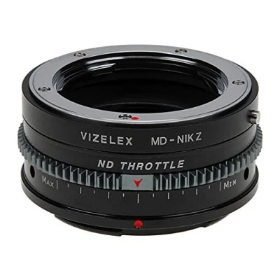 Abbildung von Vizelex CINE ND Throttle Lens Mount Adapter Compatible with Minolta MD on Nikon Z Cameras