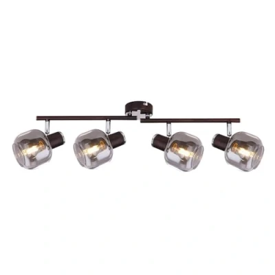 Abbildung von Lighting PALLO Strahler Metall bronzefarben, 4x E14