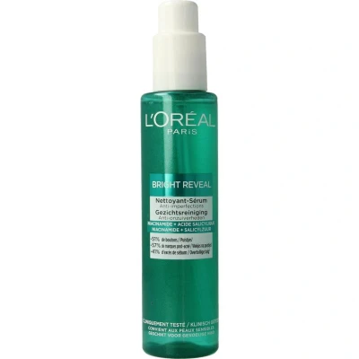 Abbildung von L&#039;Oréal Paris Reinigungsserum gegen Unreinheiten angereichert mit Niacinamid und Salicylsäure reinigt die Haut &amp; korrigiert Flecken für alle Hauttypen Bright Reveal 150 ml
