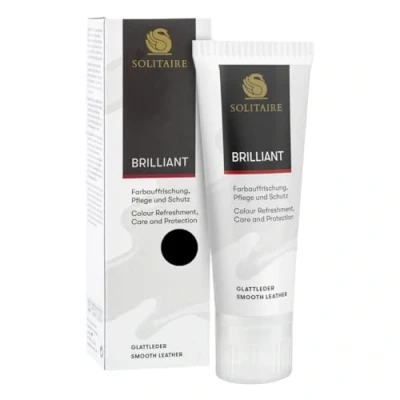 Abbildung von Schuhcreme / Ledercreme Solitaire BRILLIANT Schwarz 47