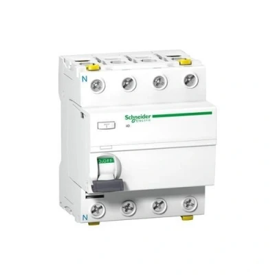 Abbildung von Schneider Electric Fehlerstrom Schutzschalter 4p 40A 30mA Typ AC A9Z11440
