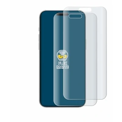 Abbildung von BROTECT Full Cover Schutzfolie Matt für Apple iPhone 16 Pro Max (2 Stück) Screen Displayschutz Folie, 3D Curved, Anti Reflex