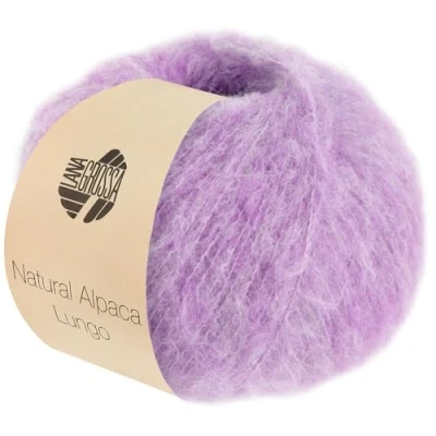 Abbildung von LANA GROSSA Natural Alpaca Lungo 0020 graubraun Häkelwolle, 190 m