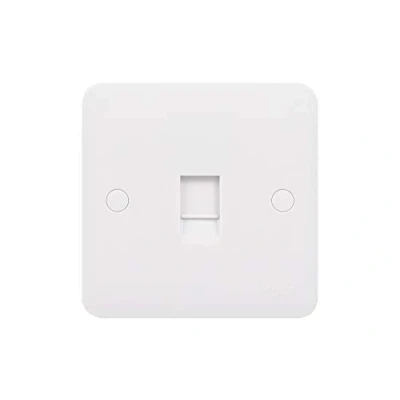 Abbildung von Schneider Electric Lisse GGBL7071C6S Einzel Datensteckdose, CAT 6, RJ45, Weiß, geformt
