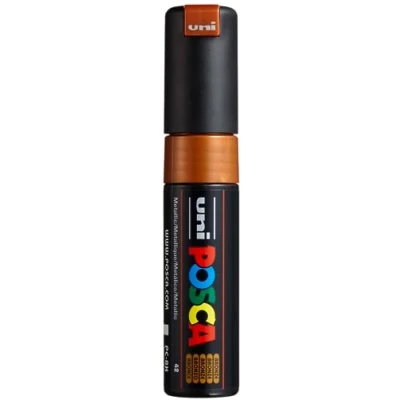 Abbildung von uni ball 182683 POSCA Marker mit breiter Keilspitze, bronze
