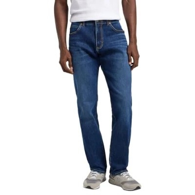 Abbildung von Lee Herren Straight Fit Xm Jeans, Midmoor, 48W / 34L EU
