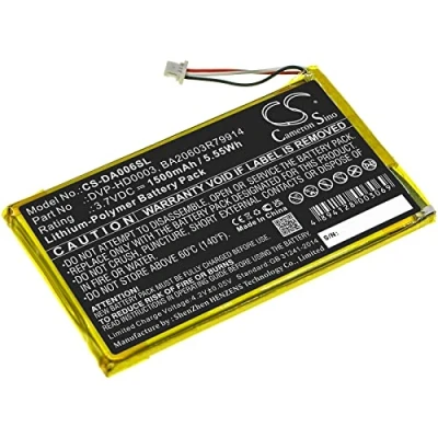 Abbildung von TCTK akkus Kompatibel mit [Creative] Zen Vision M, M Video Ersetzt BA20603R79914,