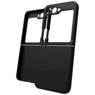Abbildung von Samsung Galaxy Z Flip 6 Hülle Kunststoff ZAGG Hard Case/Backcover Handyhülle Schwarz Shockproof/Stoßfest