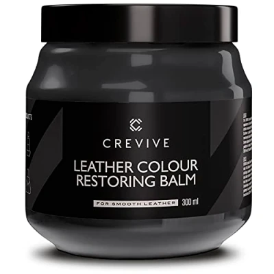 Abbildung von CREVIVE Leder Reparatur Set Grau 300 ml Lederpflege Auto Lederreparatur Sofa Autositz
