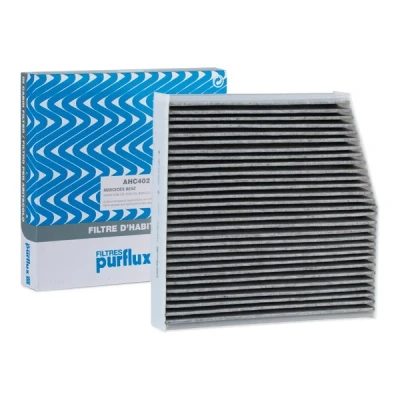 Abbildung von PURFLUX AHC402 Innenraumfilter Aktivkohlefilter 255 254 44 MERCEDES BENZ: CLA T modell, B Klasse, A INFINITI: Q30, QX30 I