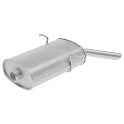 Abbildung von HELLA 8LD 366 032 541 Endschalldämpfer hinten mit Anbauteilen PEUGEOT: 405 II Limousine