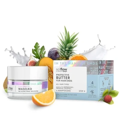 Abbildung von So!Flow Endretter Butter mit Kakao &amp; Mandelöl Enthüllen Sie stärkeres, gesünderes Haar einer reichhaltigen Mischung aus und Ölen, die vor Spliss schützt natürlichen Glanz verleiht.