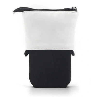 Abbildung von Xespis Federmäppchen Reißverschluss, Teleskopisch Mäppchen, 2 in 1 Standmäppchen, Federtasche Mädchen, Schüttelpenal Teenager, Schulmäppchen, für Mädchen Geschenke 7 8 9 10 11 12 Jahre (Milch)