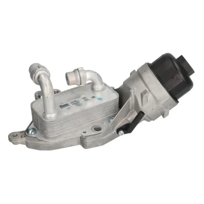 Abbildung von NISSENS 91349 Ölkühler mit Ölfiltergehäuse Filter, Thermostat FIAT: Grande Punto Schrägheck, Doblo II Kasten / Kombi, Kombi