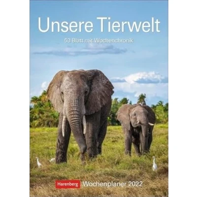 Abbildung von Unsere Tierwelt Kalender 2022: Wochenplaner, 53 Blatt mit Wochenchronik