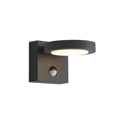 Abbildung von Lucande Belna LED Außenwandlampe, grafit, Sensor