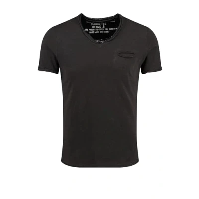 Abbildung von KEY LARGO Herren SODA New v Neck T Shirt, Black (1100), 3XL
