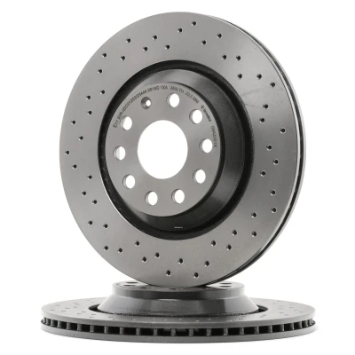Abbildung von BREMBO XTRA LINE 09.A200.1X Bremsscheibe 310 22 5 gelocht/innenbel. beschichtet hochgekohlt mit Schrauben VOLKSWAGEN: Golf 7 Variant kfzteile,