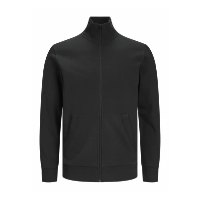 Abbildung von Jack &amp; Jones Epaulos Sweatjacke, Herren, Größe: 4XL, Black