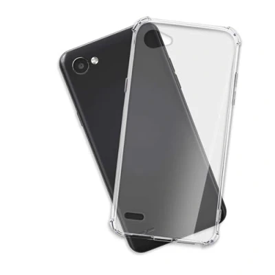 Abbildung von mtb more energy® Hülle Crystal Armor kompatibel mit LG Q6 (M700N, 5.5&#039;&#039;) verstärkte Ecken Anti Shock Schutzhülle Case Cover Tasche