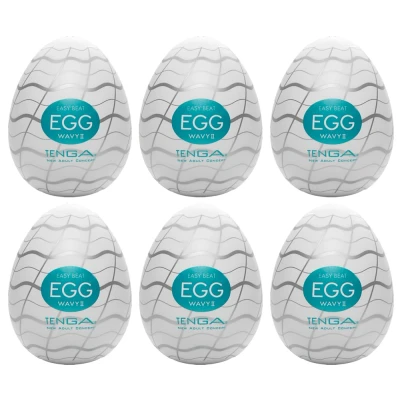 Abbildung von Masturbator „Egg Wavy II“ mit neuer intensiver Wellen Stimulationsstruktur