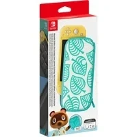 Abbildung von Nintendo Switch Spielekonsolen Tasche Animal Crossing Edition + Schutzfolie