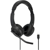 Abbildung von Kensington H1000 USB C On Ear Headset, Ultrabequemer HD Audio Kopfhörer mit Mikrofon und Kabel, Professionelles Headset Geräuschunterdrückung, LEDs 40 mm Treibern, Plug &amp; Play (K83450WW)