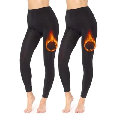 Abbildung von Merry Style Leggings 2er Pack Damen Thermo Gefütterte Thermoleggings MS ATX 441 (1 tlg)