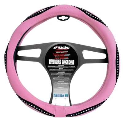 Abbildung von Simoni Racing CVT/60P Lenkradbezug rosa 37 39cm Eco Leder