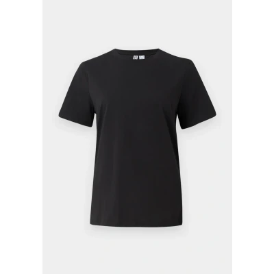 Abbildung von Pieces Pcria Solid TEE Tshirt basic, Damen, Größe: Large, Black