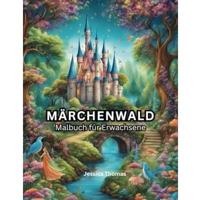 Abbildung von Märchenwald Malbuch für Erwachsene: Fantasy Ausmalbuch mit Feen, Drachen und Magischen Orten
