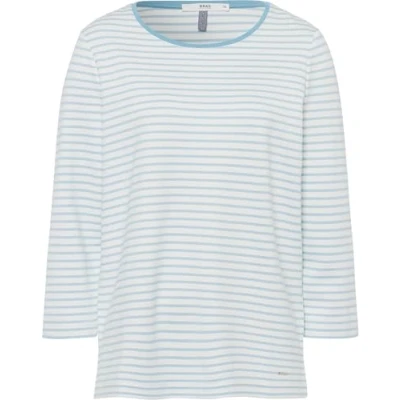 Abbildung von BRAX Style Bonnie Langarmshirt, Damen, Größe: 44, Glacier blue