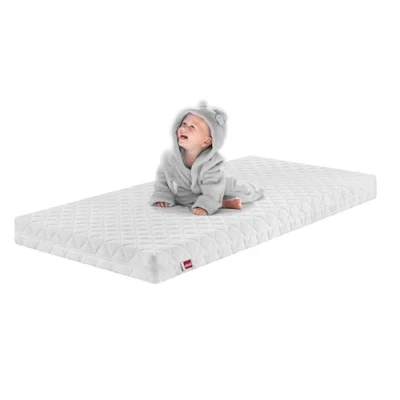 Abbildung von Abeil Babymatratze 60 x 120 cm weich und bequem Bezug waschbar 10