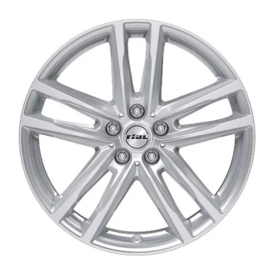 Abbildung von RIAL 5 loch 18Zoll 112mm Alufelge X10 Polarsilber 70845V21 0 Felge
